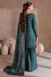 IZNIK - Winter 3PC Dhanak Embroidered Suit - SS0458